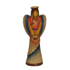 Wooden Colored Angel Sculpture 30m