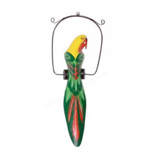 Wood Green Yellow Parrot 50 cm