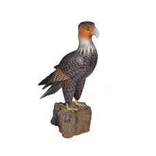 Wooden Standing Eagle On Base 55 cm