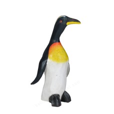 Wooden Sitting Black White Penguin 50 cm