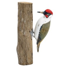 Wooden Bird Green Woodpecker 25 cm