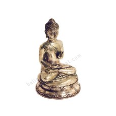 Bronze Meditation Buddha Golden Silver 25 cm