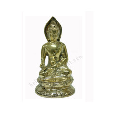 Bronze Earth Touching Buddha Statue 15 cm