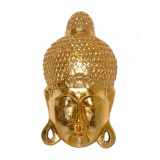Wood Golden Buddha Mask 60 cm