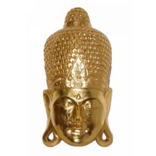 Wooden Golden Buddha Mask 80 cm