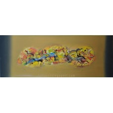 Canvas Wall Art Painting Abstract Multicolor