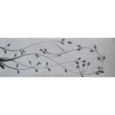 Canvas Dots Art Painting Leaves Flowers