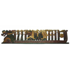 Hanging Antique Gold Dragon Boat 150 cm