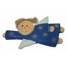 Wooden Flying Blue Angel Wall Décor 5 cm