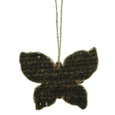 Hanging Ornament Butterfly Woven Clove 13 cm