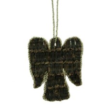 Hanging Ornament Angel Woven Clove 15 cm