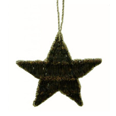 Hanging Star Woven Clove 13 cm