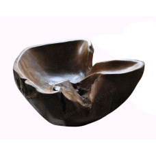 Reclaimed Teak Root Bowl Irregular 40 cm