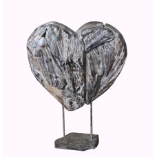Reclaimed Teak Heart on 65 cm