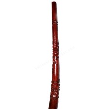 Wooden Brown Carved Didgeridoo 150 cm