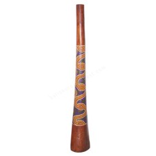 Wooden Didgeridoo Aborigine Painted 130 cm