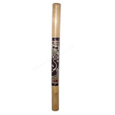 Natural Bamboo Didgeridoo Painted Turtle 120 cm