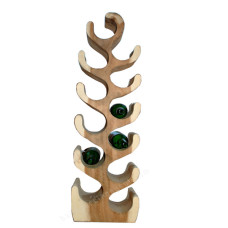 Wood Brown Wine Display 100 cm
