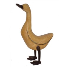 Wooden Duck Distressed Light Brown 45 cm