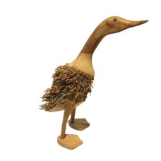 Bamboo Root Natural Brown Duck 25 cm