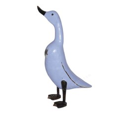 Wooden Light Blue Duck 45 cm