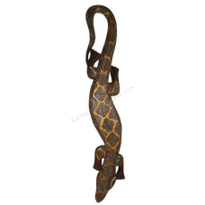 Wood Gecko Dark Brown Gold 100 cm 