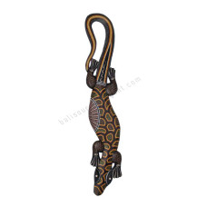 Wood Gecko Brown Orange Aborigine 100 cm 