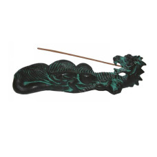 Resin Black Dragon Incense Holder 29 cm