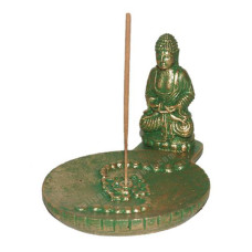 Sitting Buddha Reesin Incense Holder 8 cm