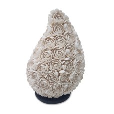 Table Lamp White Conch Shell 45 cm