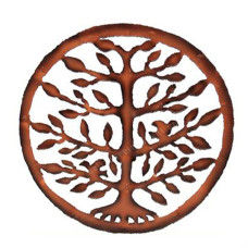 Metal Tree Of Life Brown Gold 31 cm