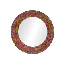Mosaic Mirror Rainbow Purple Yellow 40 cm