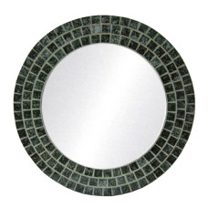 Mosaic Mirror Black Grey 60 cm