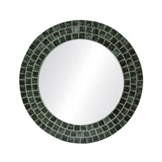 Mosaic Mirror Black Grey 50 cm