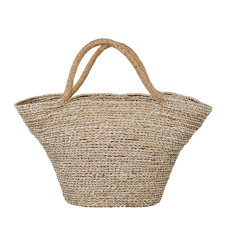 Hand Straw Grass Shoulder Bag Natural