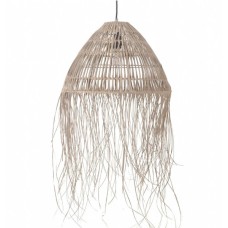 Woven Palm Leaf Pendant Lampshade Natural 80 cm