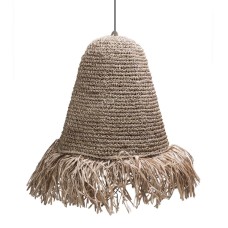 Woven Straw Grass Pendant Lampshade Natural 50 cm