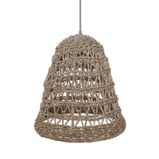 Woven Straw Grass Pendant Lampshade Natural 45 cm
