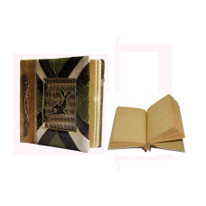 Small Notebook Green Leaf Dolphin