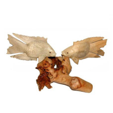 Parasite Wood Double Fish 18 cm