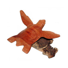 Parasite Wood Swimming Single Turtle 10 cm