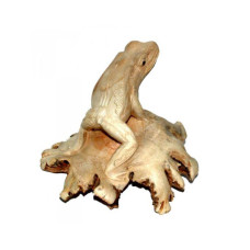Parasite Wood Single Frog 10 cm