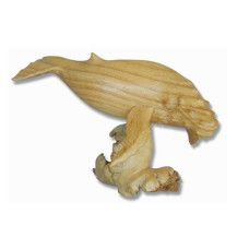 Parasite Wood Whale 25 cm