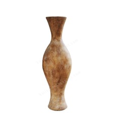 Brown Cracked Painted Vase 100 cm