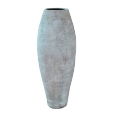 Grey Washed Painted Vase 100 cm
