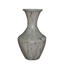 Antique White Wash Painted Vase 60 cm