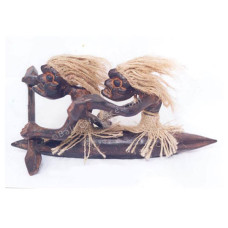 Mini Wood Rafting Primitive 25 cm