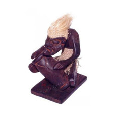 Wood Mini Primitive Playing Drum 15 cm