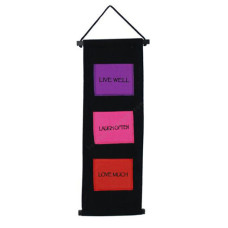 LIFE WELL LOUGH OFTEN LOVE MUCH Banner Quotes