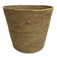 Rattan Natural Tapered Waste Basket 35 cm